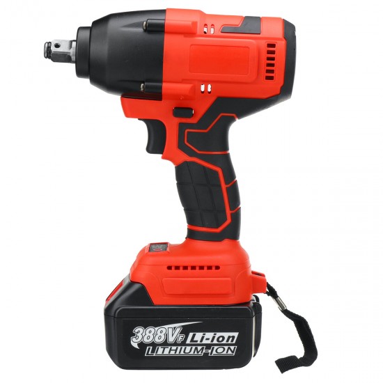 388VF 1200N.M Brushless Electric Impact Wrench Driver Screwdriver W/ None/1/2 Battery Also For Makita 18V Battery