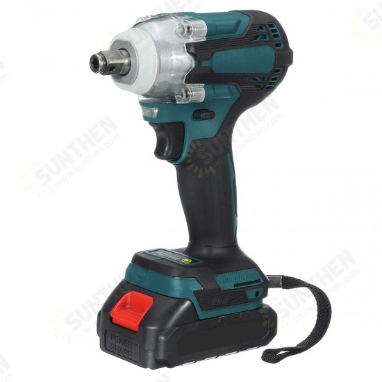 4 Speed Brushless Cordless Electric Impact Wrench with Battery 1200N.M Rechargeable 1/2inch Torque Wrench Screwdriver Power Tools