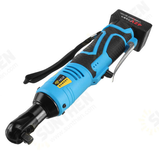 42V 90N.m 3/8inch Cordless Electric Ratchet Wrench Tool 2 x Battery & Charger Kit