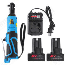 42V 90N.m 3/8inch Cordless Electric Ratchet Wrench Tool 2 x Battery & Charger Kit 42V 90N.m 3/8inch Cordless Electric Ratchet Wrench Tool 2 x Battery & Charger Kit