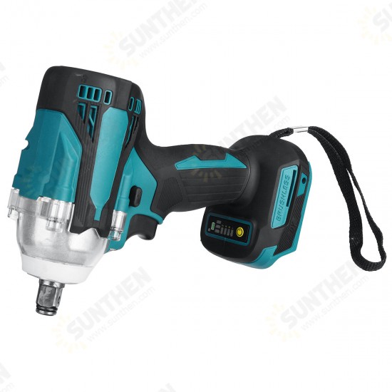 480N.m Brushless Impact Wrench Cordless High Torque 1/2 Socket Electric Wrench Screwdriver Power Tool For Makita 18V Battery