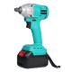 520N.M Cordless Electric Wrench EU/US/AU Plug Power Wrench With Li-ion Battery W/Sleeve Also For Makita Battery