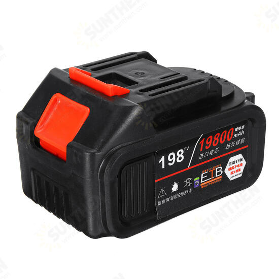 520Nm 198TV 19800mAh Electric Cordless Impact Wrench Driver Tool 1/2inch Ratchet Drive Sockets