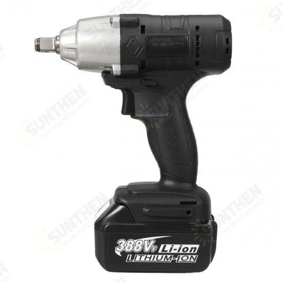 588N.M 1/2inch LED Cordless Electric Impact Wrench Drivers Tool W/ None/1/2 Battery Also For Makita 18V Battery