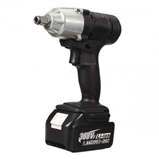 588N.M 1/2inch LED Cordless Electric Impact Wrench Drivers Tool W/ None/1/2 Battery Also For Makita 18V Battery