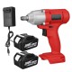 588N.m 388VF Electric Impact Wrench Driver Rechargeable 1/2inch Square Power Tools w/ None/1/2 Battery Also For Makita 18V Battery