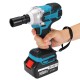 588VF 4000rpm Impact Wrench Brushless Cordless Rechargeable Electric Wrench Drill Socket W/ None/1/2pcs Battery