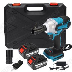 588VF 4000rpm Impact Wrench Brushless Cordless Rechargeable Electric Wrench Drill Socket W/ None/1/2pcs Battery 588VF 4000rpm Impact Wrench Brushless Cordless Rechargeable Electric Wrench Drill Socket W/ None/1/2pcs Battery