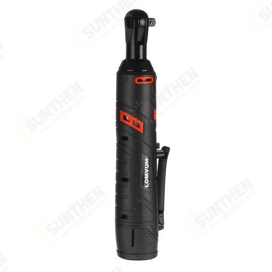 60N/M 12V Electric Rechargeable Truss Ratchet Wrench 90° Right Angle Electric Wrench Large Torque Capacity Motor Power Socket Set 60N/M 12V Electric Rechargeable Truss Ratchet Wrench 90° Right Angle Electric Wrench Large Torque Capacity Motor Power Socket Set