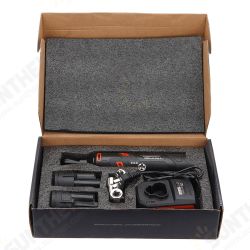 60NM Cordless Electric Ratchet Wrench Set with 12V Lithium-Ion Battery and Charger 90 Degree Right Angle Special Truss Wrench 3/8 Inch 60NM Cordless Electric Ratchet Wrench Set with 12V Lithium-Ion Battery and Charger 90 Degree Right Angle Special Truss Wrench 3/8 Inch