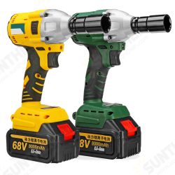 68V 8000mAh 460N.m Electric Cordless Impact Wrench Brushless Driver Tool w/ 2pcs Li-ion Batteries 68V 8000mAh 460N.m Electric Cordless Impact Wrench Brushless Driver Tool w/ 2pcs Li-ion Batteries