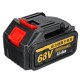 68V 8000mAh 460N.m Electric Cordless Impact Wrench Brushless Driver Tool w/ 2pcs Li-ion Batteries