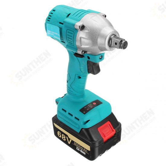 68V 8000mAh Electric Brushless Cordless Impact Wrench Reparing Tools Kit with Li-Ion Battery Charger