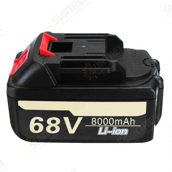 68V 8000mAh Electric Brushless Cordless Impact Wrench Reparing Tools Kit with Li-Ion Battery Charger