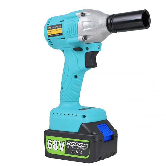 8000mAh 68V Lithium-Ion Brushless Cordless High Torque Square Drive Impact Wrench