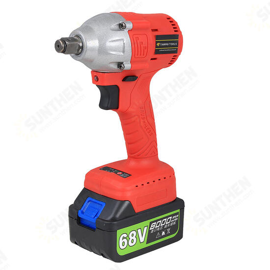 8000mAh 68V Lithium-Ion Brushless Cordless High Torque Square Drive Impact Wrench