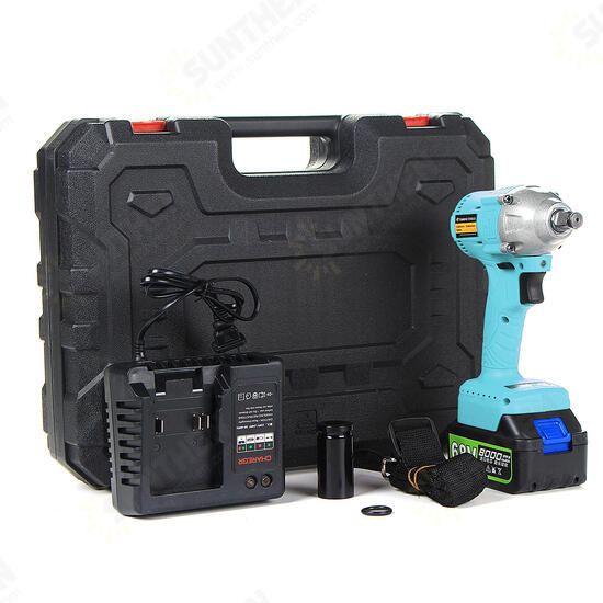 8000mAh 68V Lithium-Ion Brushless Cordless High Torque Square Drive Impact Wrench