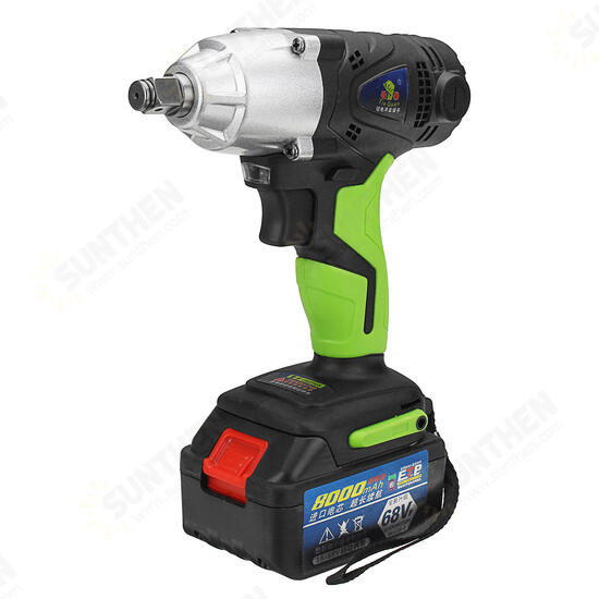 8.0Ah 68V Cordless Impact Wrench Li-ion Power Driver Drill Power Wrench Tools 1 Charger 2 Batteries