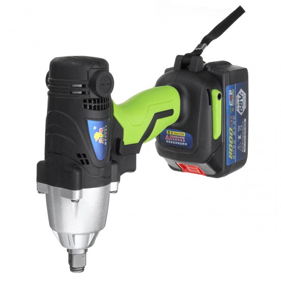 8.0Ah 68V Cordless Impact Wrench Li-ion Power Driver Drill Power Wrench Tools 1 Charger 2 Batteries