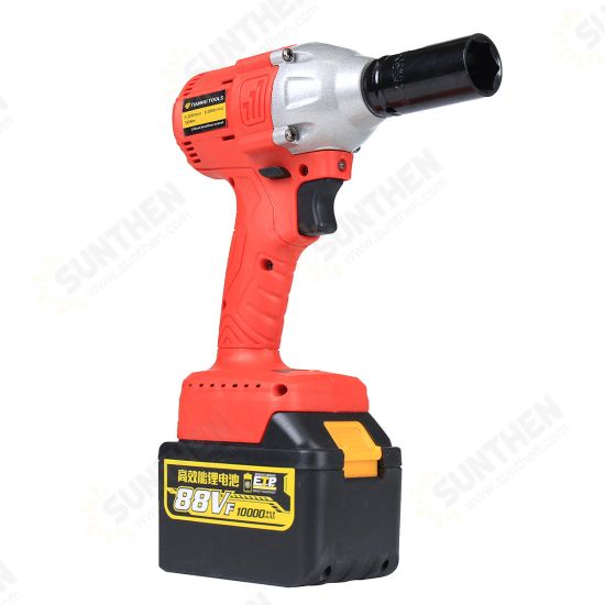 88V 10000mAH 110V-220V Electric Wrench Lithium-Ion Drive Cordless Power Wrench 320Nm Torque