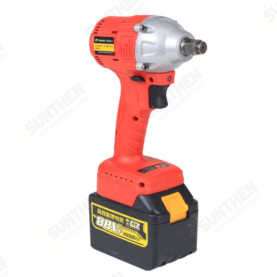 88V 10000mAH 110V-220V Electric Wrench Lithium-Ion Drive Cordless Power Wrench 320Nm Torque