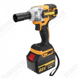 88V 15000mAh Electric Brushless Impact Wrench DIY Cordless Drive with Li-Ion Battery & Charger 88V 15000mAh Electric Brushless Impact Wrench DIY Cordless Drive with Li-Ion Battery & Charger