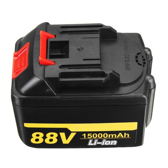 88V 15000mAh Electric Brushless Impact Wrench DIY Cordless Drive with Li-Ion Battery & Charger