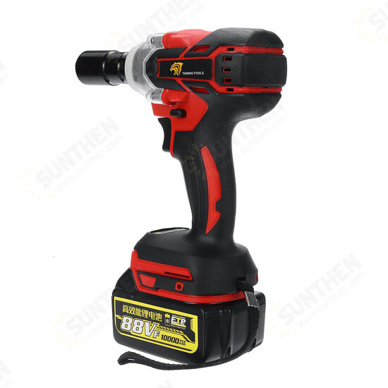 88VF 10000mAh 520N.M High Torque Cordless Brushless Electric Wrench with Rechargeable Battery