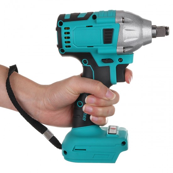 Blue Cordless Brushless Impact Wrench Drill Drive Machine For Makita 18V Battery