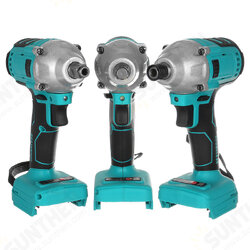 Blue Cordless Brushless Impact Wrench Drill Drive Machine For Makita 18V Battery Blue Cordless Brushless Impact Wrench Drill Drive Machine For Makita 18V Battery