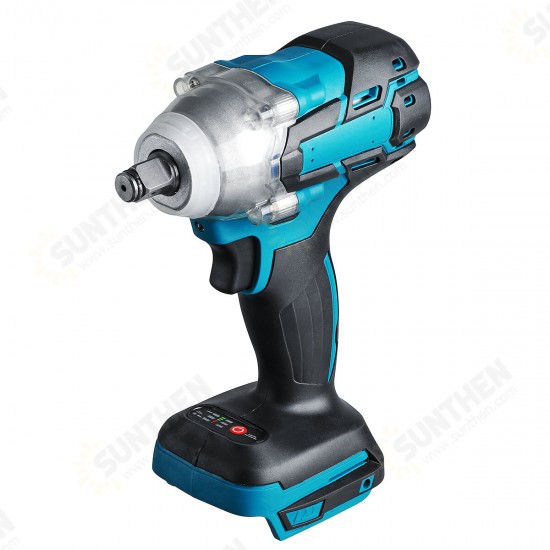 Cordless Brushless Impact Wrench 520N.m Torque 1/2inch Socket Electric Wrench Tool for Makita 18V Battery