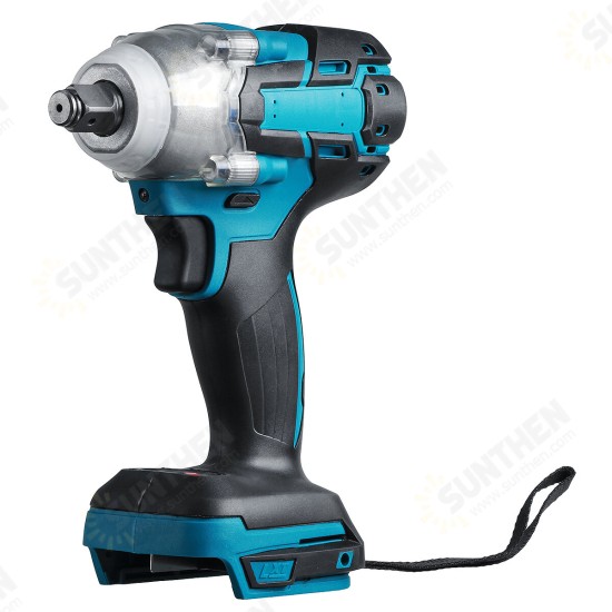 Cordless Brushless Impact Wrench 520N.m Torque 1/2inch Socket Electric Wrench Tool for Makita 18V Battery