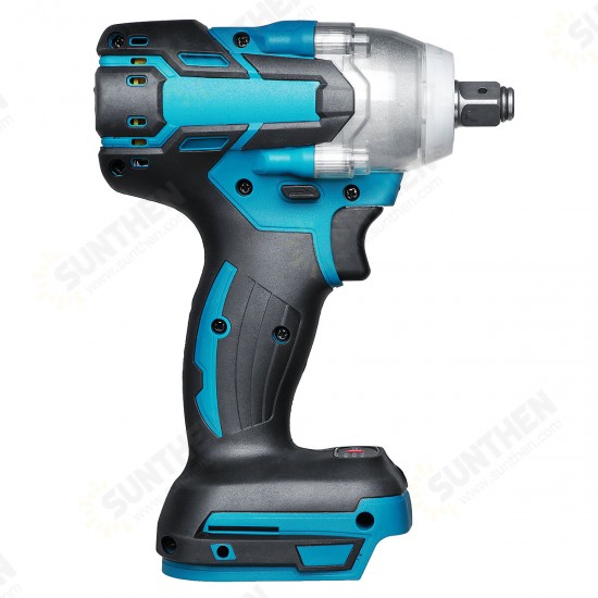 Cordless Brushless Impact Wrench 520N.m Torque 1/2inch Socket Electric Wrench Tool for Makita 18V Battery