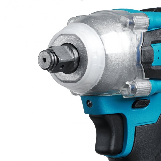 Cordless Brushless Impact Wrench 520N.m Torque 1/2inch Socket Electric Wrench Tool for Makita 18V Battery