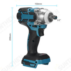 Cordless Impact Wrench Driver Tool Brushless Rattle Guns W/ 4pcs Socket For Makita 18V Battery Cordless Impact Wrench Driver Tool Brushless Rattle Guns W/ 4pcs Socket For Makita 18V Battery