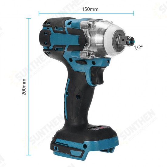 Cordless Impact Wrench Driver Tool Brushless Rattle Guns W/ 4pcs Socket For Makita 18V Battery