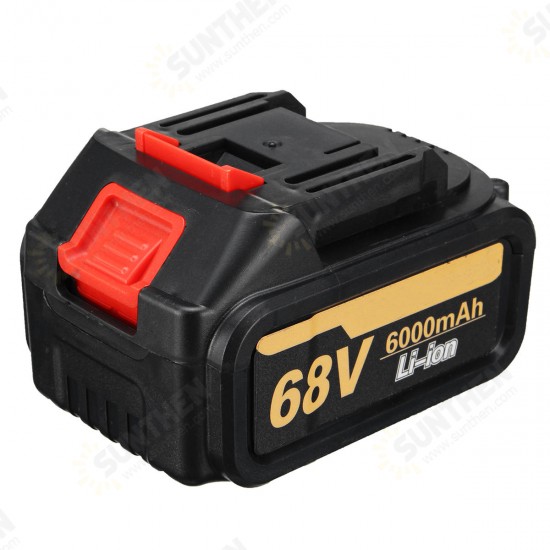 Electric Wrench Lithium-Ion Brushless Motor Cordless Impact Wrench 2 Battries