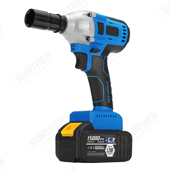 Electric Screwdriver Brushless Cordless Drill Wireless Electric Wrench Impact Power Tools With 2 Bat