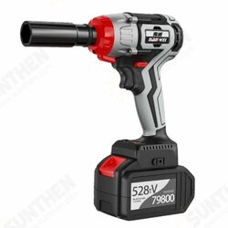 380N.M Brushless Electric Impact Wrench Adjustable Speed Regulation With 6.0Ah Lithium Battery and Charger 380N.M Brushless Electric Impact Wrench Adjustable Speed Regulation With 6.0Ah Lithium Battery and Charger