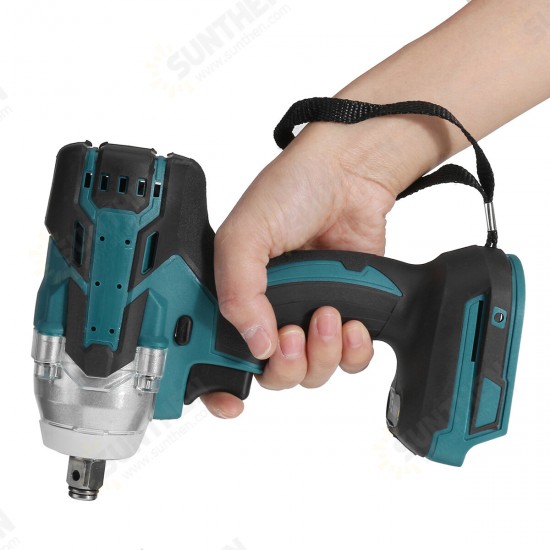 Upgrade 4 Speed Brushless Cordless Electric Impact Wrench Rechargeable 1/2 inch Wrench Power Tools for Makita 18V Battery