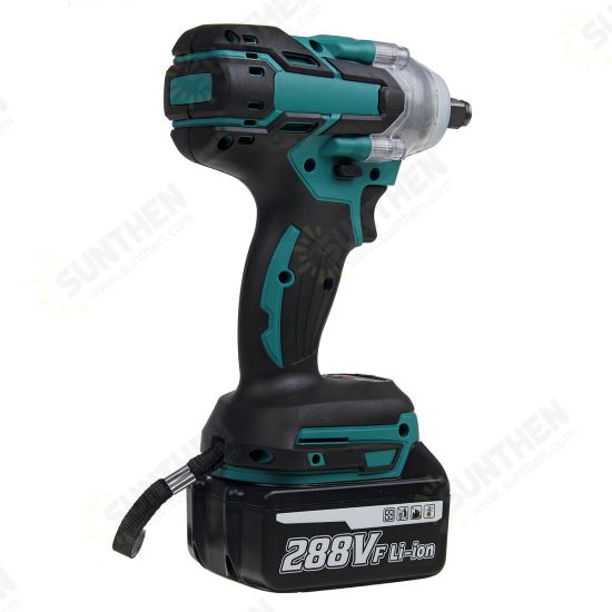 288VF 1/2inch Electric Cordless Brushless Impact Wrench With 1/2 Battery