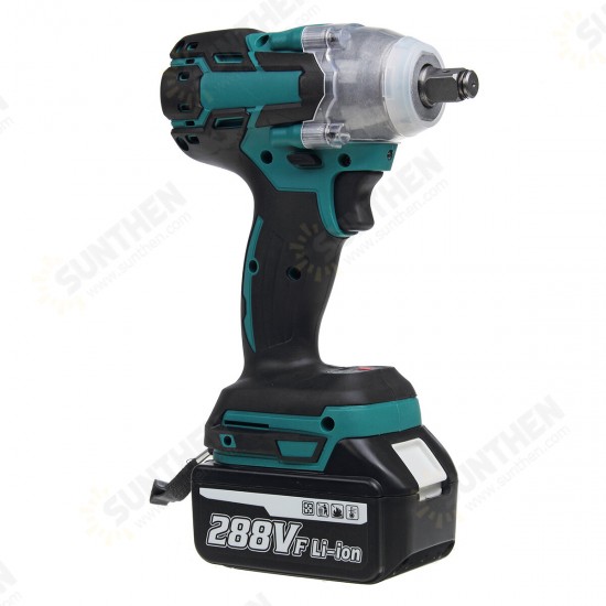 288VF 1/2inch Electric Cordless Brushless Impact Wrench With 1/2 Battery