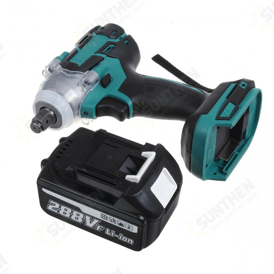 288VF 1/2inch Electric Cordless Brushless Impact Wrench With 1/2 Battery