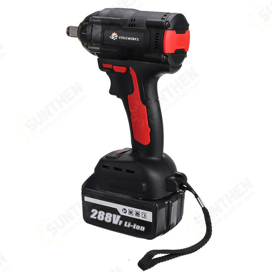 288VF 1/2Inch 520NM Max. Brushless Impact Wrench Li-ion Electric Wrench W/ 2/1/0 Battery Also For Makita Battery