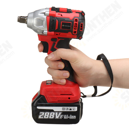 288VF 1/2inch 320N.M Electric Wrench Cordless Brushless Impact Wrench With 2/1/0 Battery Also For Makita Battery