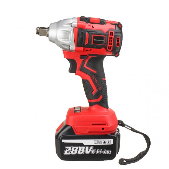 288VF 1/2inch 320N.M Electric Wrench Cordless Brushless Impact Wrench With 2/1/0 Battery Also For Makita Battery