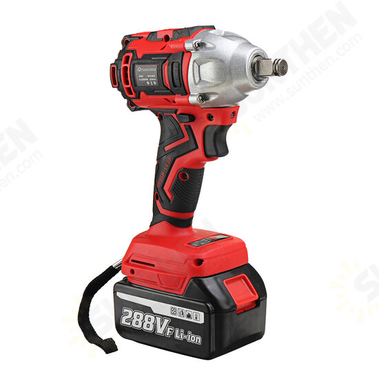 288VF 1/2inch 320N.M Electric Wrench Cordless Brushless Impact Wrench With 2/1/0 Battery Also For Makita Battery