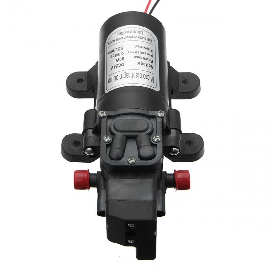 0142YA-24-80 130PSI DC24V 80W Mini Micro Diaphragm High Pressure Water Pump Automatic Switch