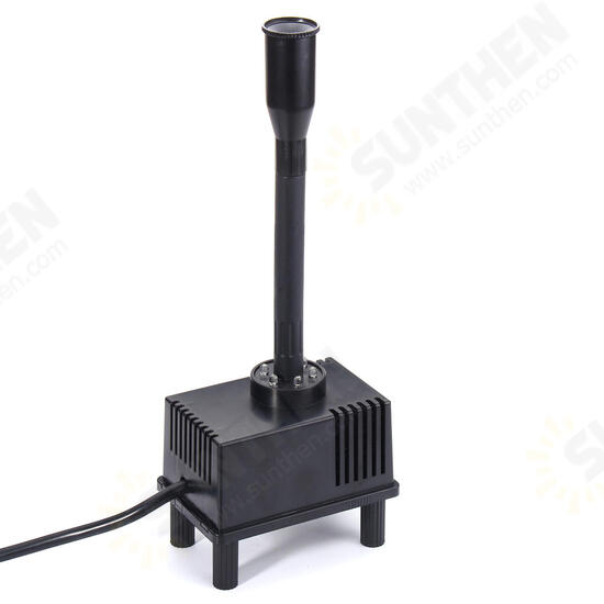 10W 600L/H Waterproof Aquarium Water Pump Mini Fish Pond LED Submersible Pump