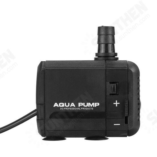 110V 500/800/1200/1500L/H Ultra-quiet Water Pump Mini Electric Submersible Pumps Water Volume Adjustable Pump